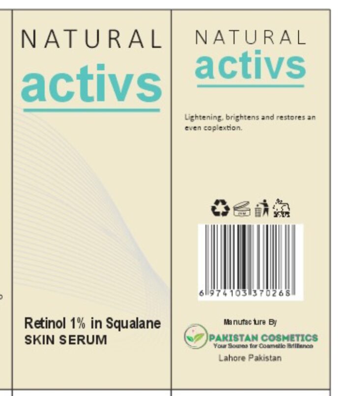 Retinol 1% in Squalane Serum